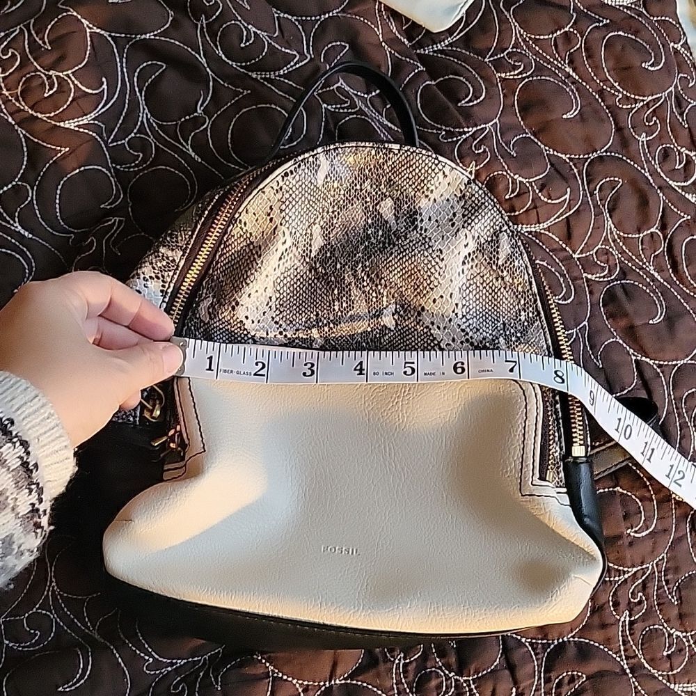Fossil Felicity Python snake print backpack - Picture 11 of 11